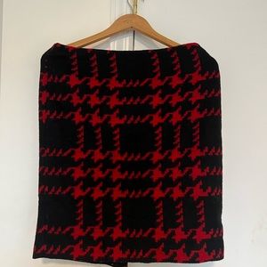 Talbots Women's Red and Black Skirt size L